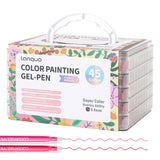 Languo - Set 45 Lápices Gel Color Painting
