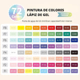 Languo - Set 72 Lápices Gel Color Painting