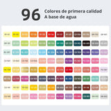 Languo - Set 96 Marcadores Acrílicos Punta Pincel