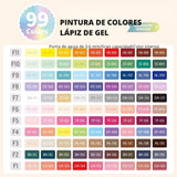 Languo - Set 99 Lápices Gel Color Painting