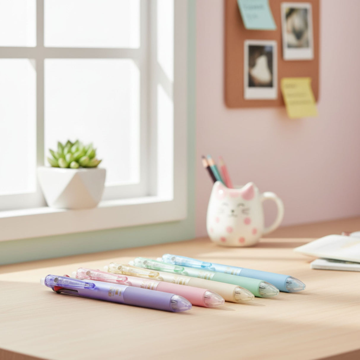 Pilot - Lápiz Gel Frixion Ball 4 Pearl Series 4 Colores 038 mm