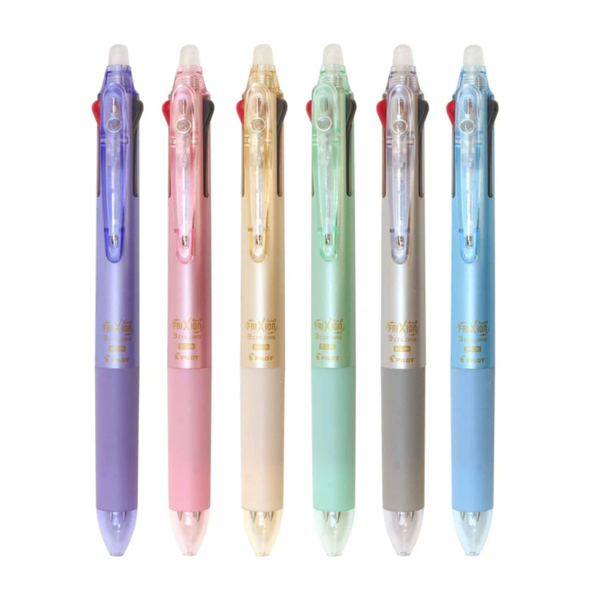 Pilot - Lápiz Gel Frixion Ball 4 Pearl Series 4 Colores 038 mm