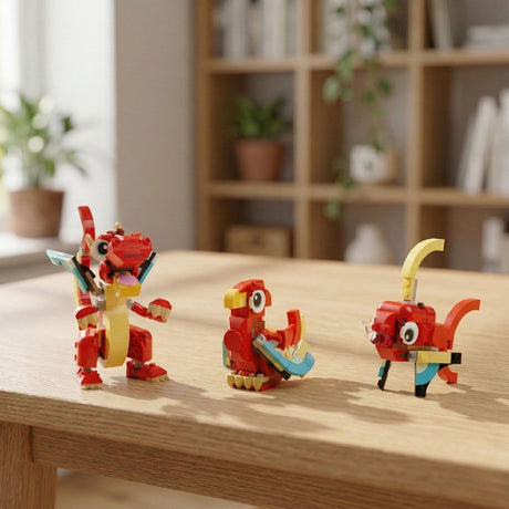 Lego Creator - Juego de Bloques Dragón Rojo