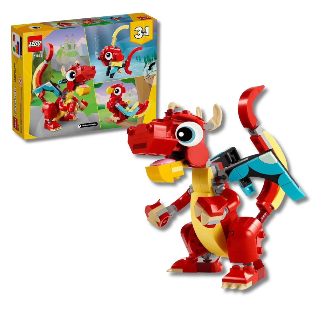 Lego Creator - Juego de Bloques Dragón Rojo