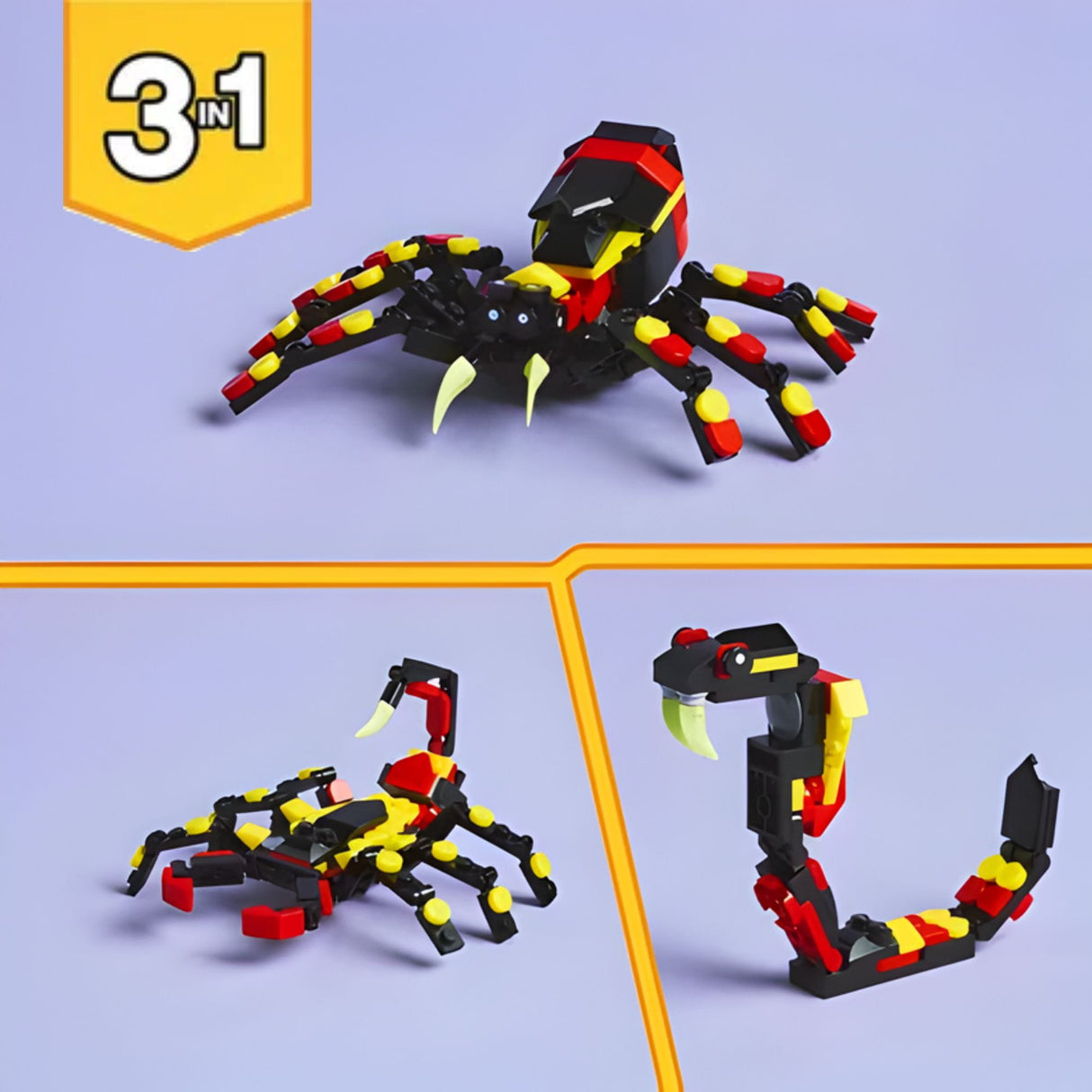 Lego Creator - Juego de Bloques Fauna Salvaje: Araña Misteriosa