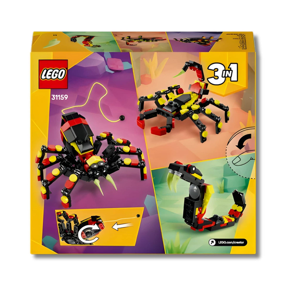 Lego Creator - Juego de Bloques Fauna Salvaje: Araña Misteriosa