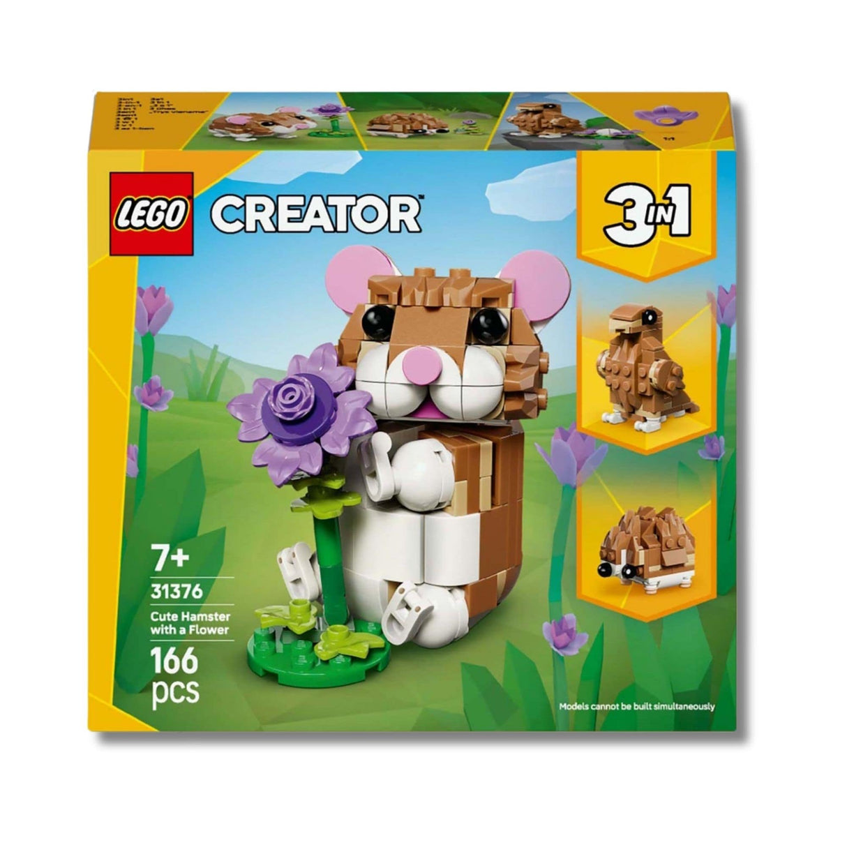 Lego Creator - Juego de Bloques Lindo Hámster con Flor