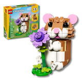 Lego Creator - Juego de Bloques Lindo Hámster con Flor