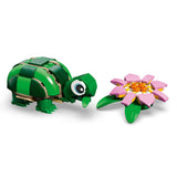 Lego Creator - Juego de Bloques Tortuga con Flor de Nenúfar