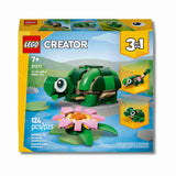 Lego Creator - Juego de Bloques Tortuga con Flor de Nenúfar