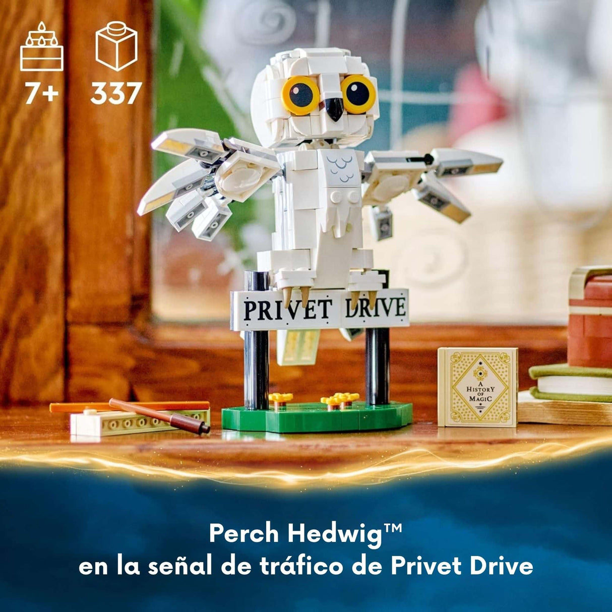 Lego Harry Potter - Juego de Bloques Hedwig En El Número 4 de Privet Drive
