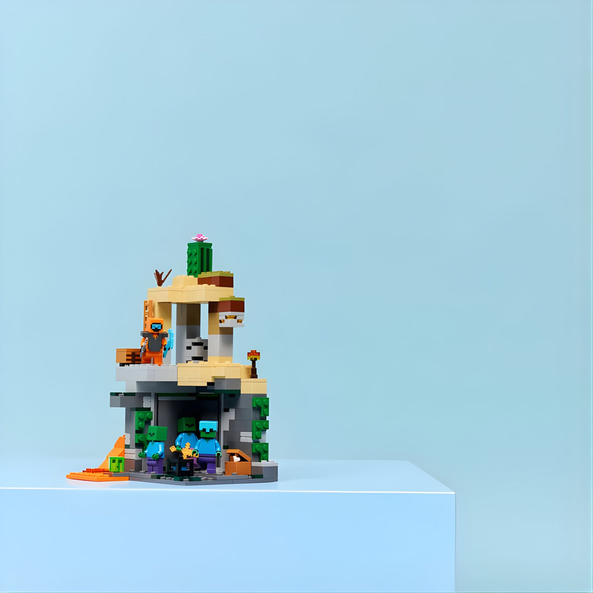 Lego Minecraft - Juego de Bloques El Calabozo de Zombies