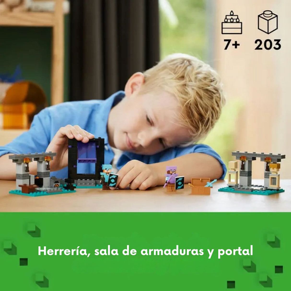 Lego Minecraft - Juego de Bloques La Armería