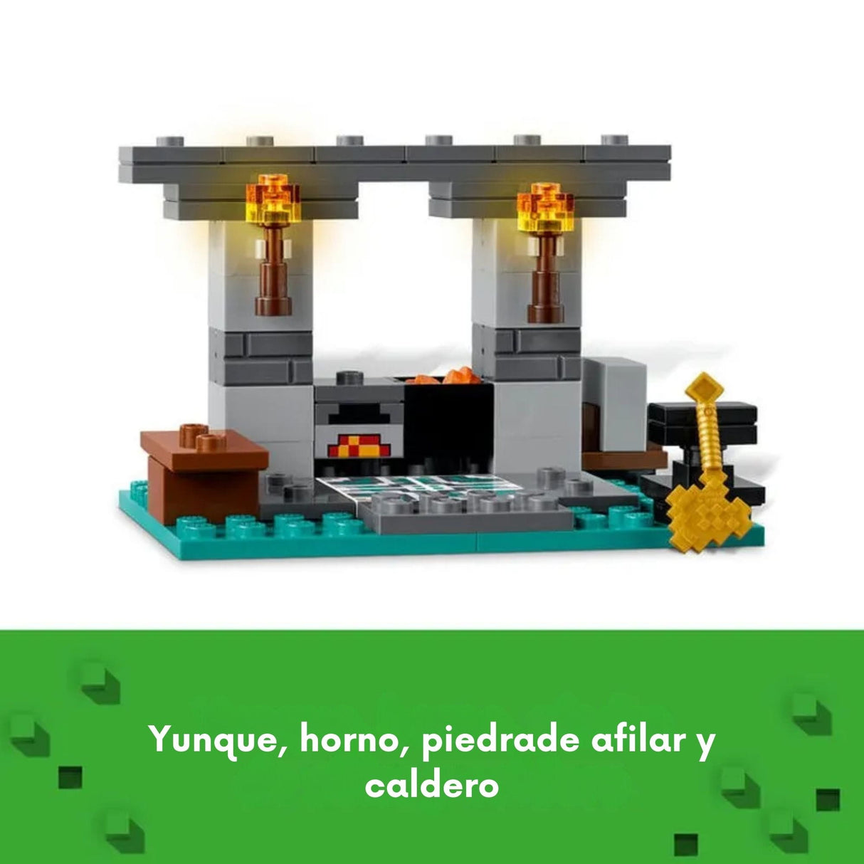 Lego Minecraft - Juego de Bloques La Armería