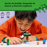 Lego Minecraft - Juego de Bloques La Aventura de Steve en la Taiga