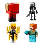 Lego Minecraft - Juego de Bloques La Batalla de Lava del Inframundo