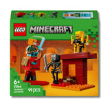 Lego Minecraft - Juego de Bloques La Batalla de Lava del Inframundo