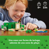 Lego Minecraft - Juego de Bloques La Casa-Tortuga de la Playa