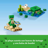 Lego Minecraft - Juego de Bloques La Casa-Tortuga de la Playa