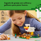Lego Minecraft - Juego de Bloques La Granja de Gallinas