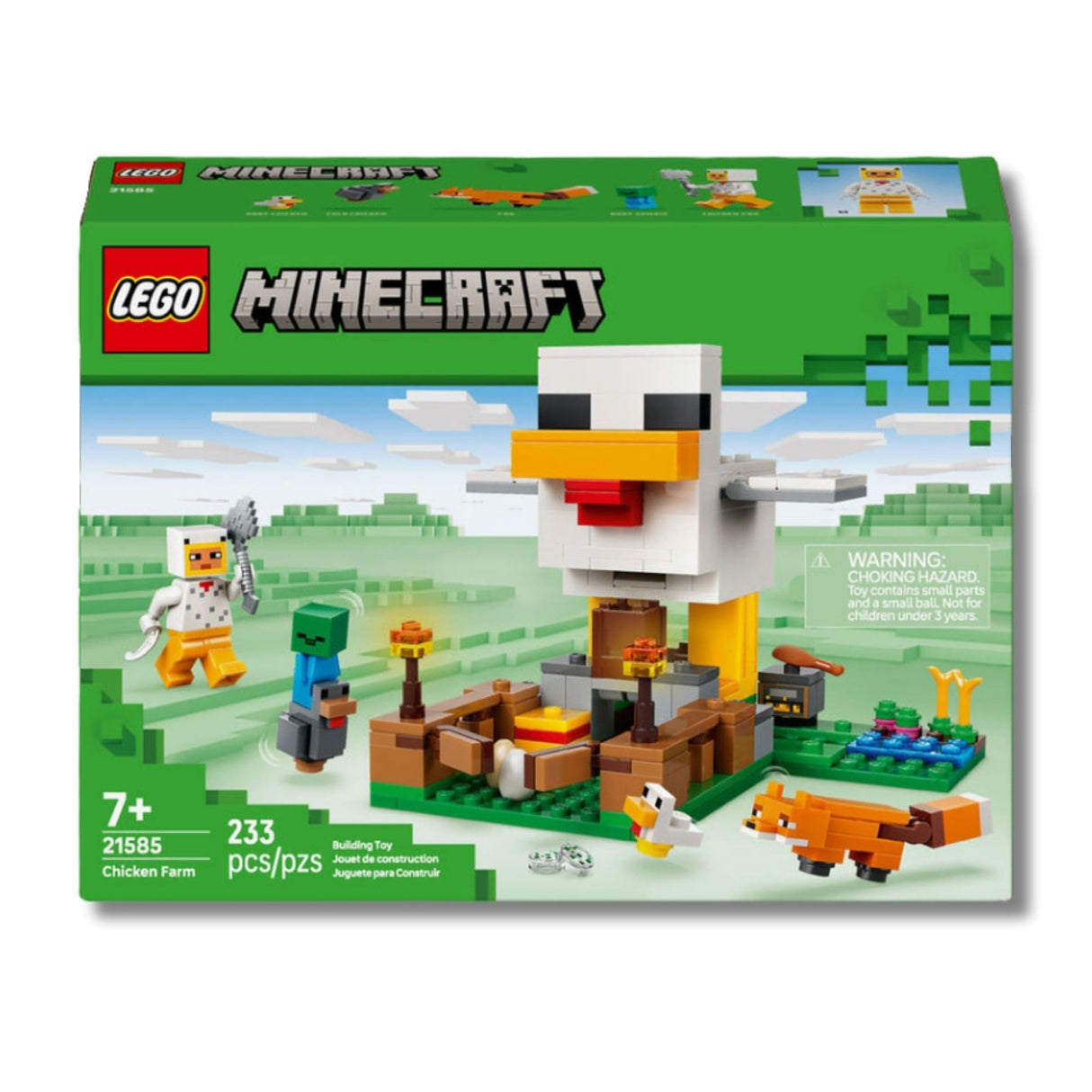 Lego Minecraft - Juego de Bloques La Granja de Gallinas