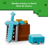 Lego Minecraft - Juego de Bloques La Patrulla del Desierto de los Aldeanos