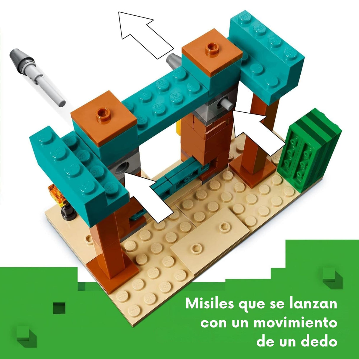 Lego Minecraft - Juego de Bloques La Patrulla del Desierto de los Aldeanos