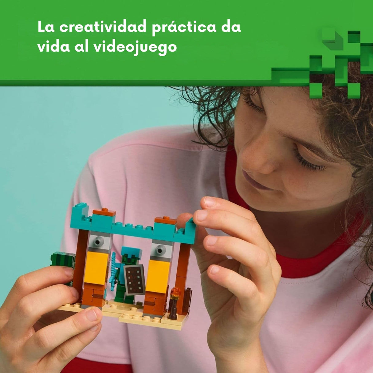 Lego Minecraft - Juego de Bloques La Patrulla del Desierto de los Aldeanos