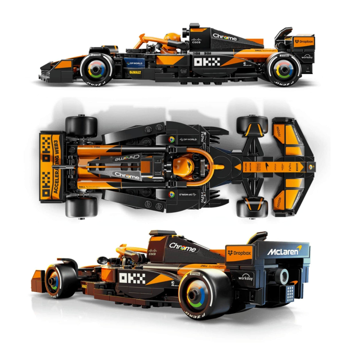 Lego Speed Champions F1 - Juego de Bloques Auto de Carreras Mclaren F1® Team Mcl38
