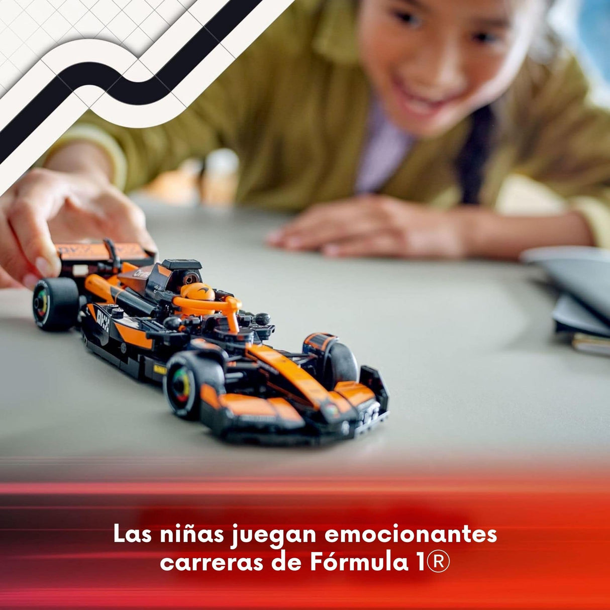 Lego Speed Champions F1 - Juego de Bloques Auto de Carreras Mclaren F1® Team Mcl38