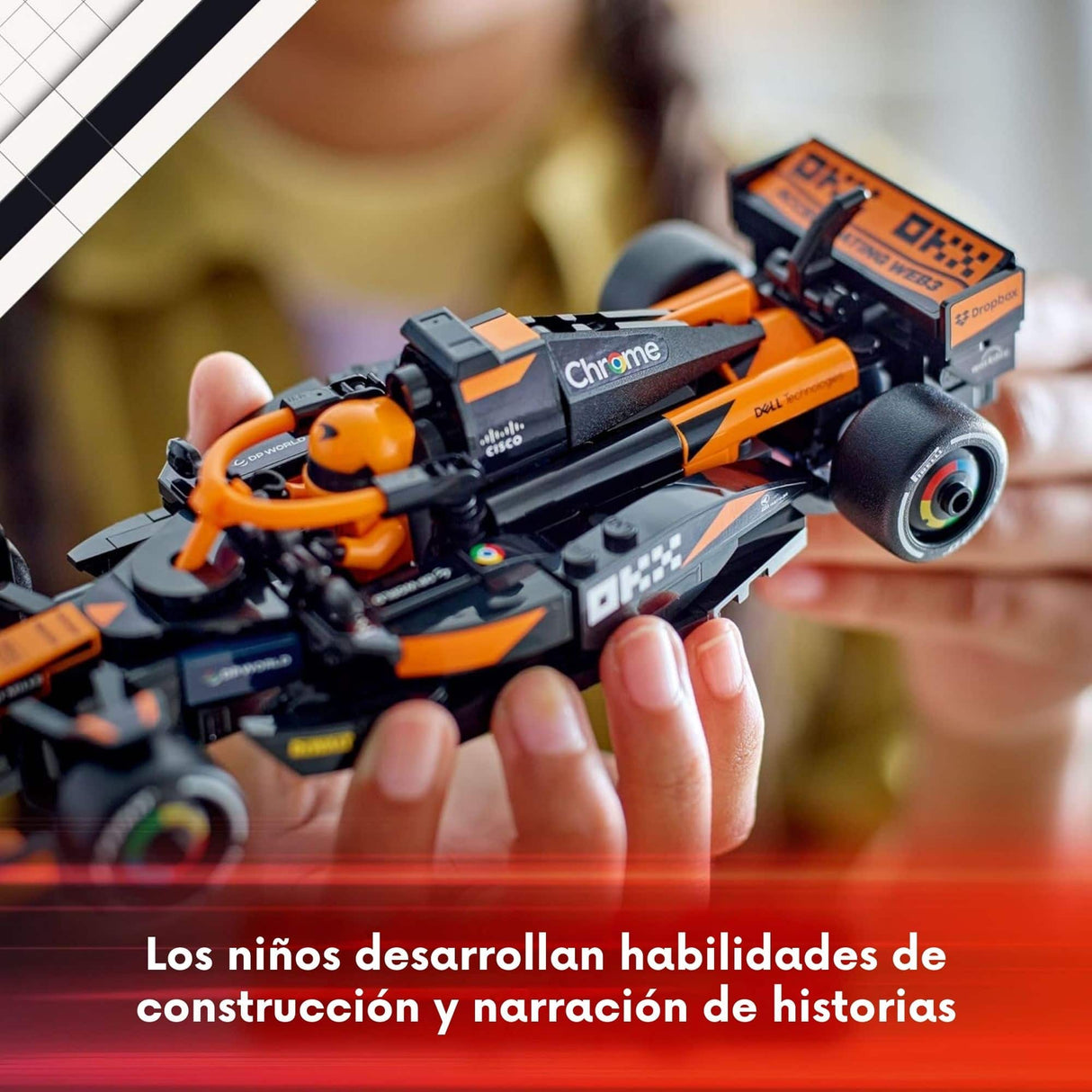 Lego Speed Champions F1 - Juego de Bloques Auto de Carreras Mclaren F1® Team Mcl38