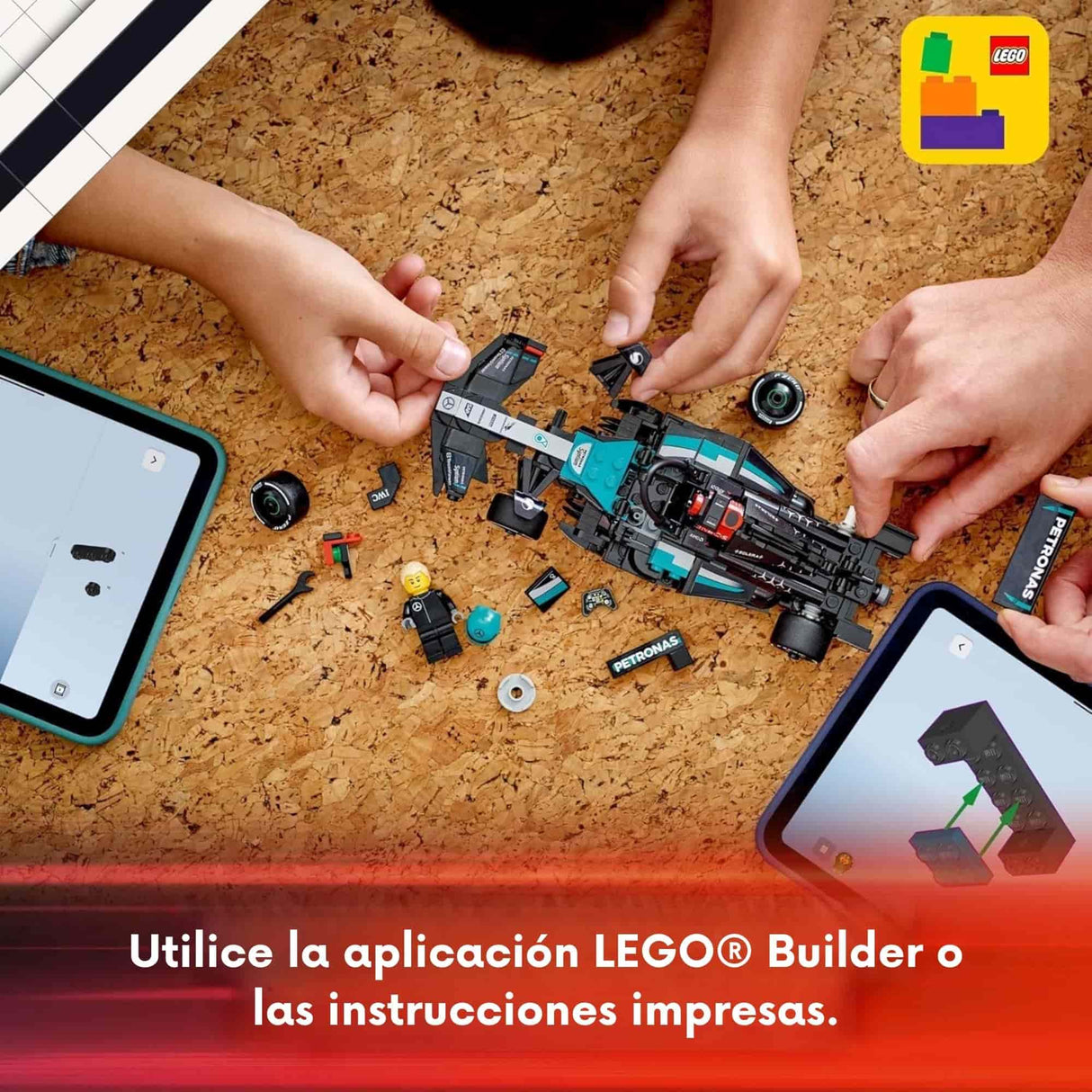 Lego Speed Champions F1 - Juego de Bloques Auto de Carreras Mercedes-Amg F1® W15