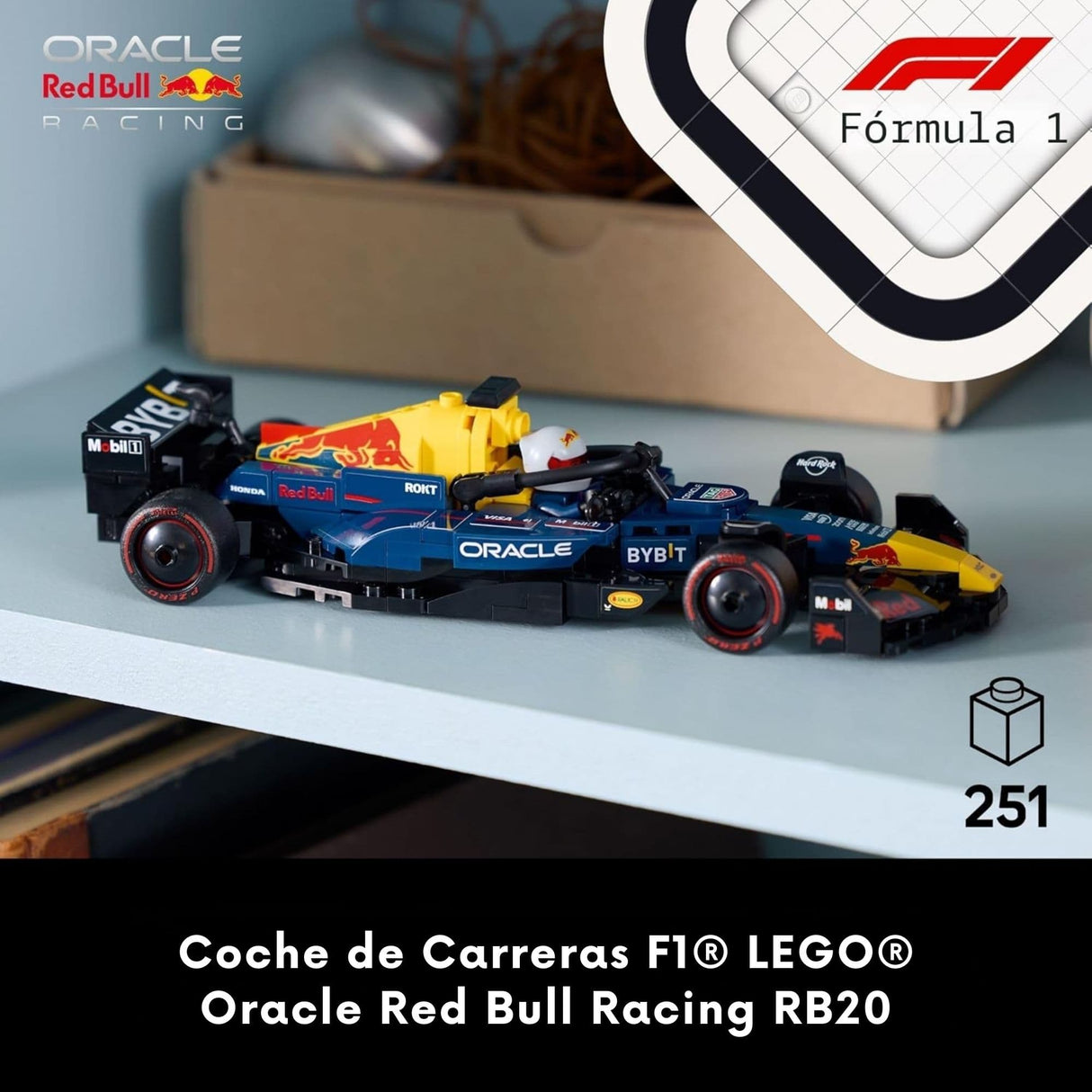 Lego Speed Champions F1 - Juego de Bloques Auto de Carreras Oracle Red Bull Racing Rb20 F1®