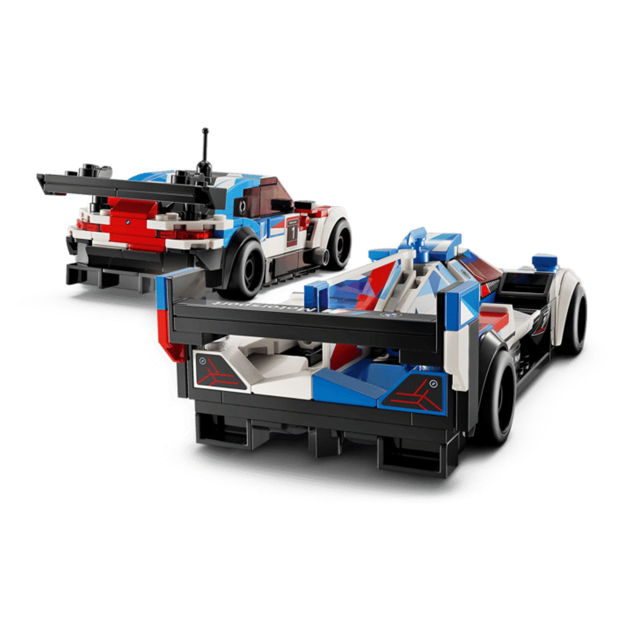 Lego Speed Champions - Juego de Bloques Autos De Carreras Bmw M4 Gt3 y Bmw M Hybrid V8