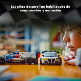 Lego Speed Champions - Juego de Bloques Autos De Carreras Bmw M4 Gt3 y Bmw M Hybrid V8