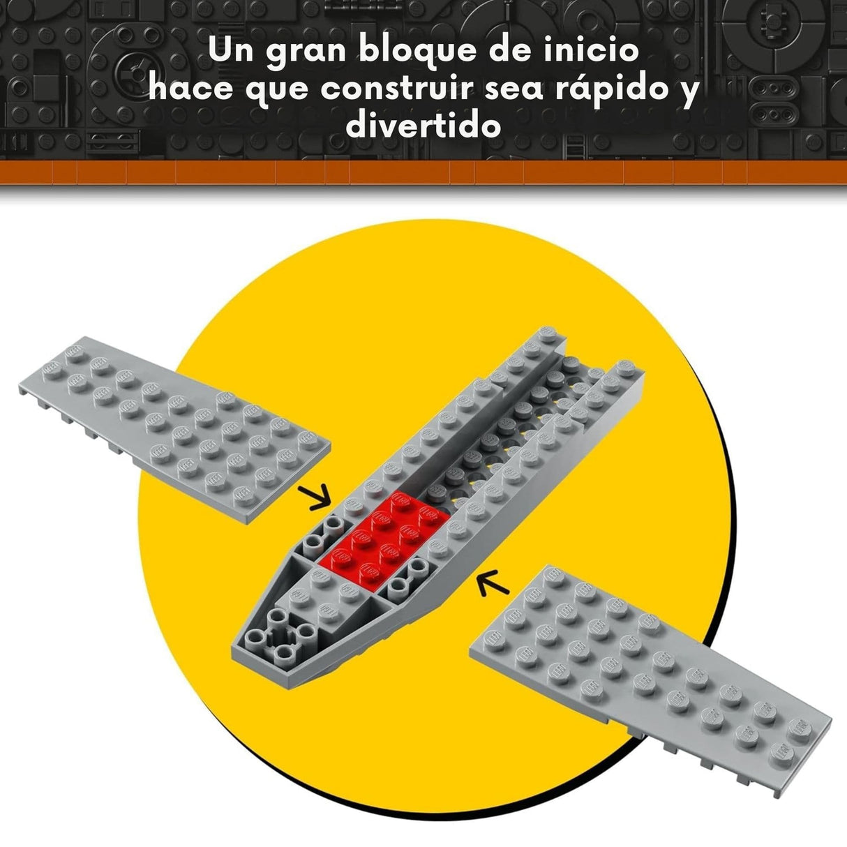 Lego Star Wars - Juego de Bloques Caza Estelar N-1 de Mando y Grogu