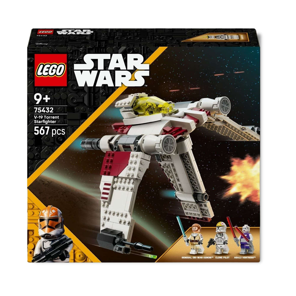 Lego Star Wars - Juego de Bloques Caza Estelar V-19 Torrent