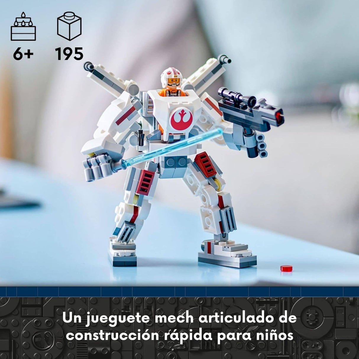 Lego Star Wars - Juego de Bloques Meca X-Wing de Luke Skywalker