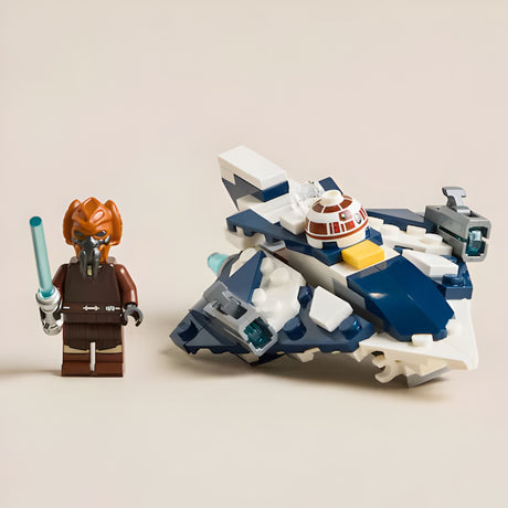 Lego Star Wars - Juego de Bloques Microfighter: Caza Estelar Jedi de Plo Koon