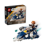Lego Star Wars - Juego de Bloques Microfighter: Caza Estelar Jedi de Plo Koon