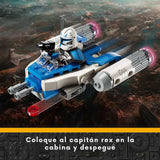 Lego Star Wars - Juego de Bloques Microfighter: Y-Wing del Capitán Rex