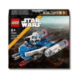 Lego Star Wars - Juego de Bloques Microfighter: Y-Wing del Capitán Rex