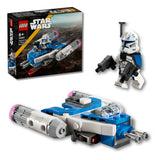 Lego Star Wars - Juego de Bloques Microfighter: Y-Wing del Capitán Rex