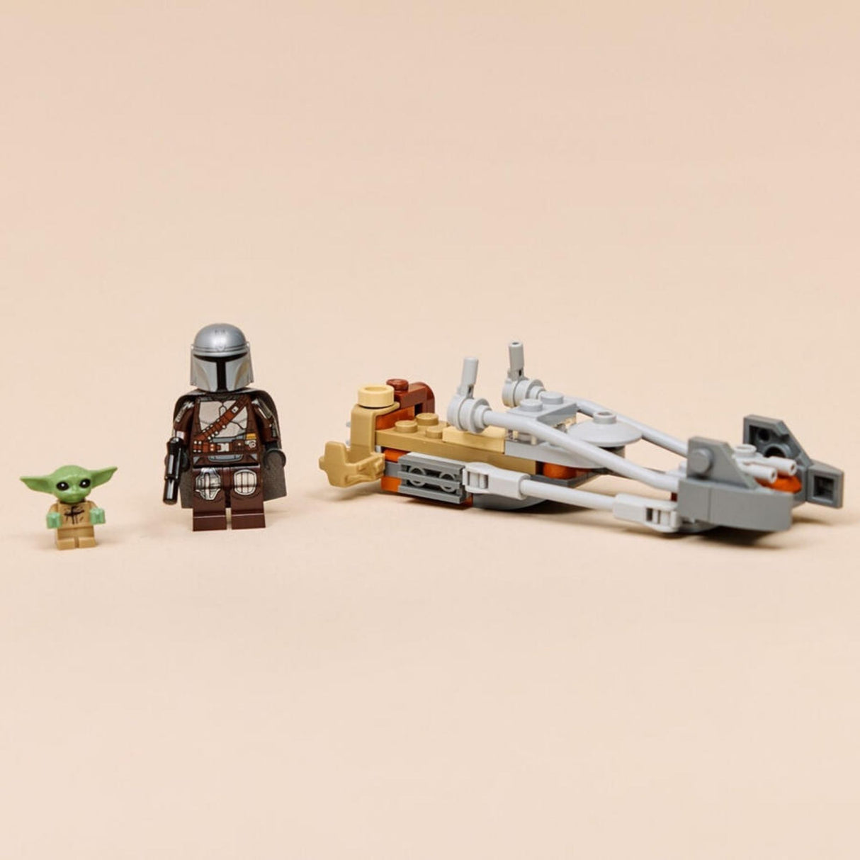 Lego Star Wars - Juego de Bloques Moto Speeder del Mandaloriano Y Grogu