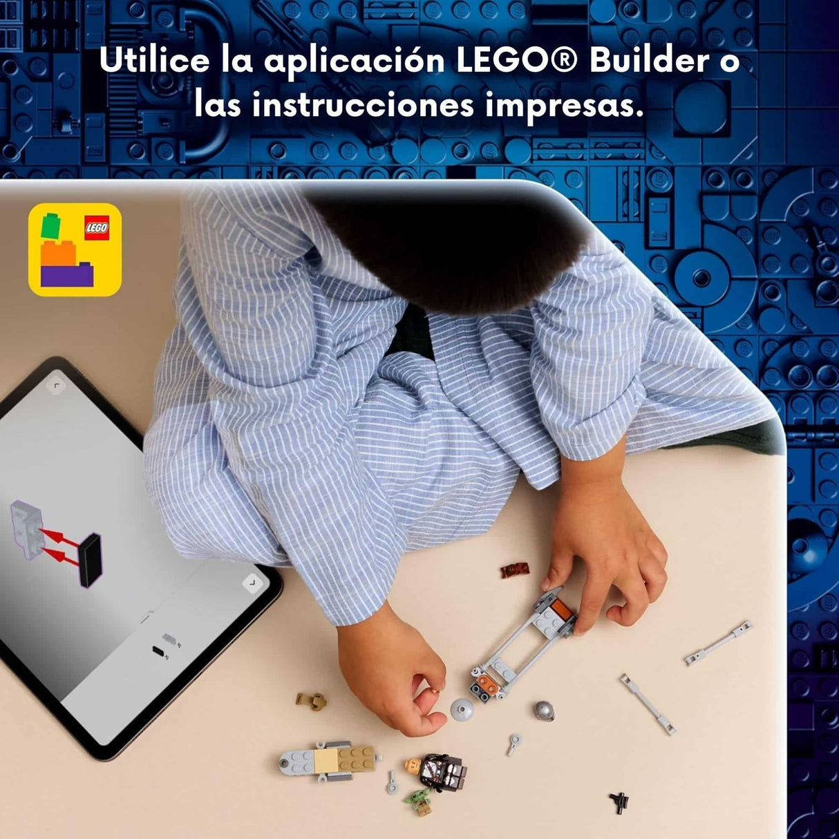 Lego Star Wars - Juego de Bloques Moto Speeder del Mandaloriano Y Grogu