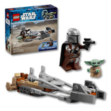 Lego Star Wars - Juego de Bloques Moto Speeder del Mandaloriano Y Grogu