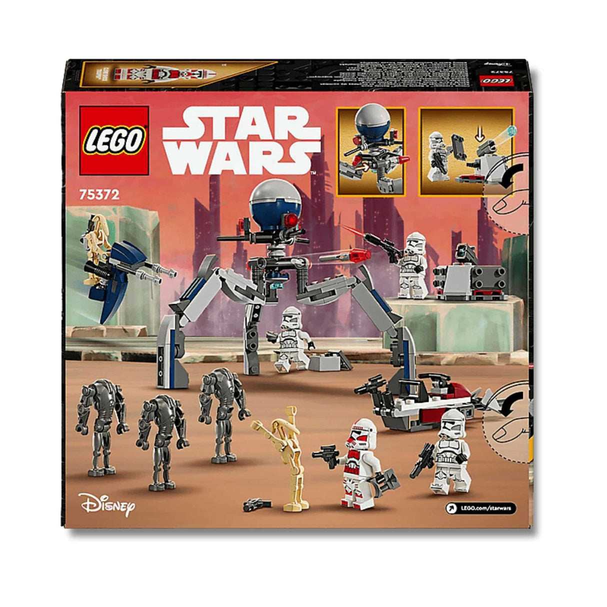 Lego Star Wars - Juego de Bloques Pack de Combate: Clon Trooper y Droides de Batalla