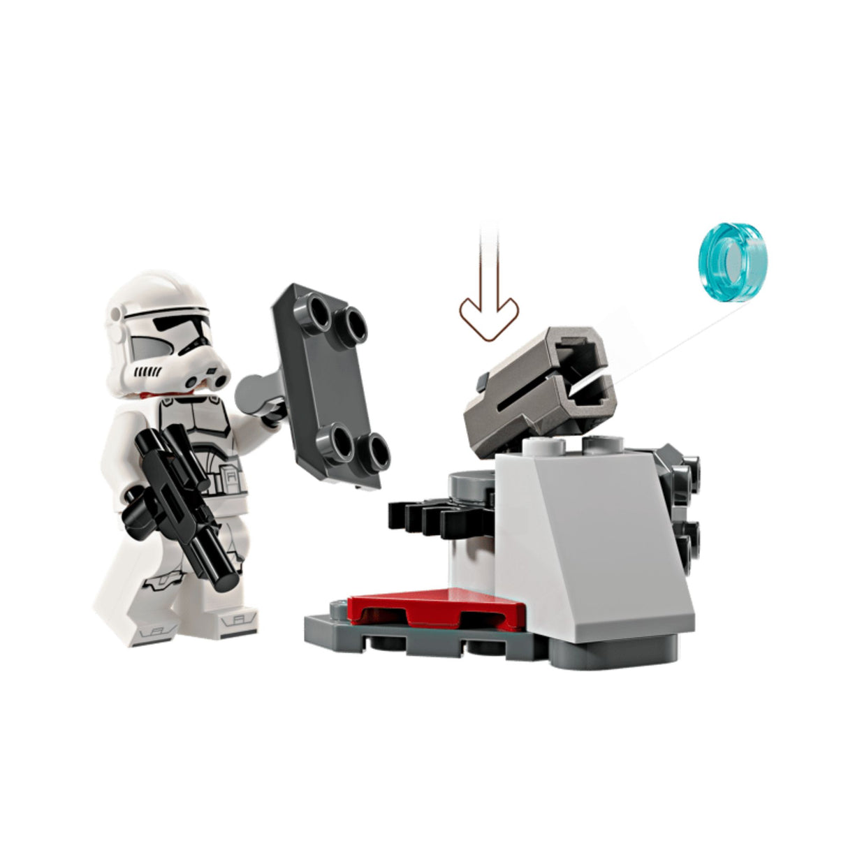 Lego Star Wars - Juego de Bloques Pack de Combate: Clon Trooper y Droides de Batalla