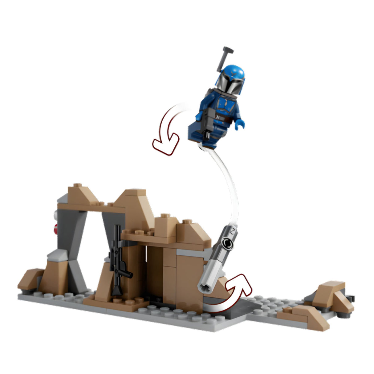 Lego Star Wars - Juego de Bloques Pack de Combate: Emboscada en Mandalore