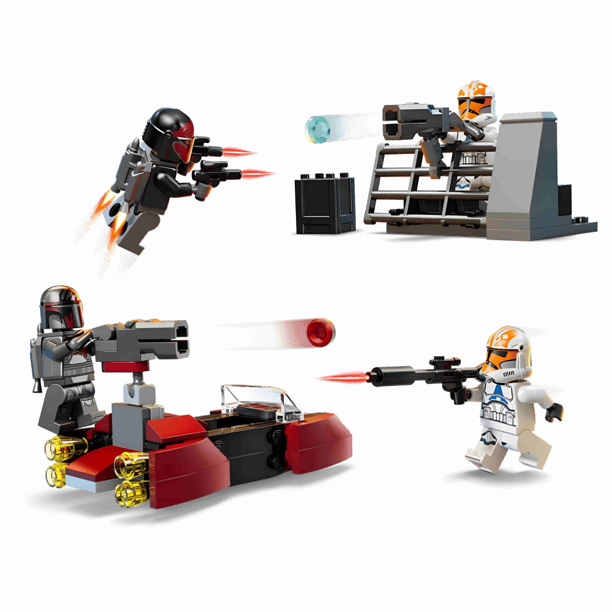 Lego Star Wars - Juego de Bloques Pack de Combate: Sitio de Mandalore
